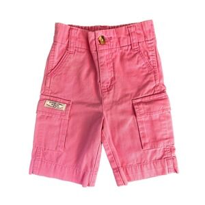 Ralph Lauren Baby Polo Classic Chino Cargo Shorts Size 12-18 Months Y2K Preppy